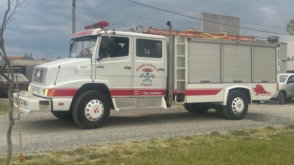 Incendio controlado en una vivienda de calle Mutti