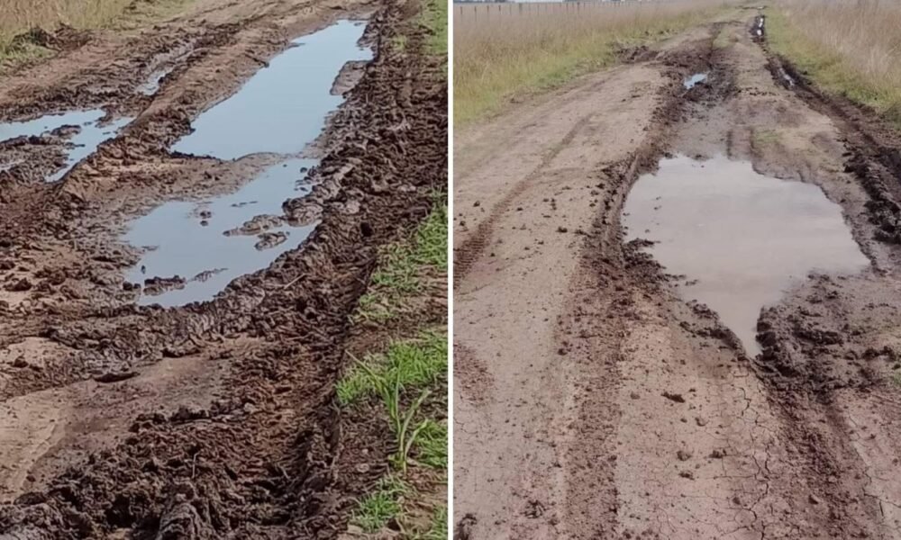 Caminos rurales en Udaquiola: con solo 20 milímetros de lluvia ya hay sectores intransitables y vecinos reclaman obras urgentes