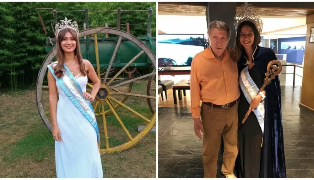 La corte actual de la Fiesta del Ternero, estuvieron en festivales de la región