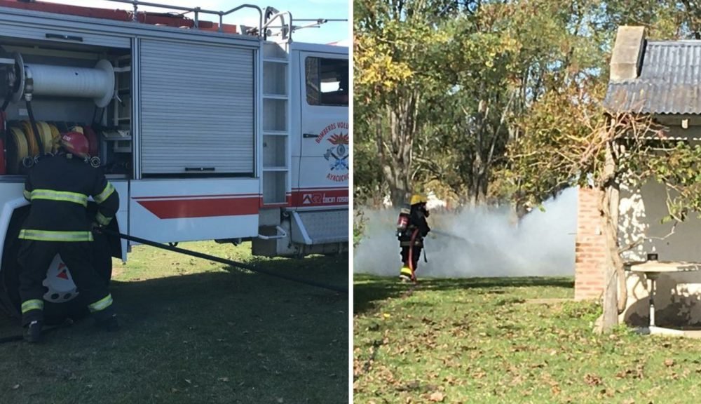 Urgente: Incendio de un vehículo en la tarde de domingo
