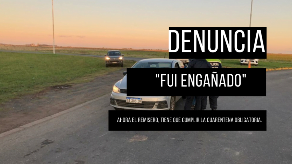 “Me hicieron hacer un viaje engañado y ahora estoy haciendo cuarentena”