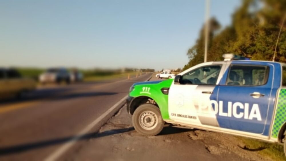 Despiste de una camioneta en Ruta 74