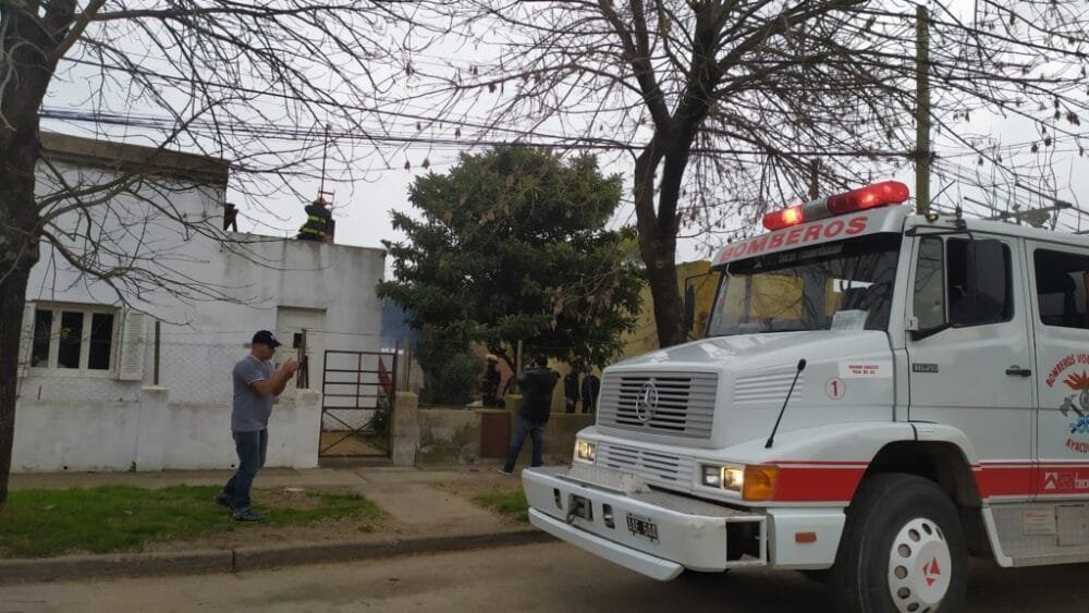 Un incendio en una chimenea motivó el llamado de Bomberos