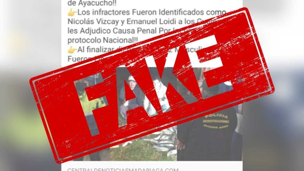 Una noticia falsa que involucró a Ayacuchenses