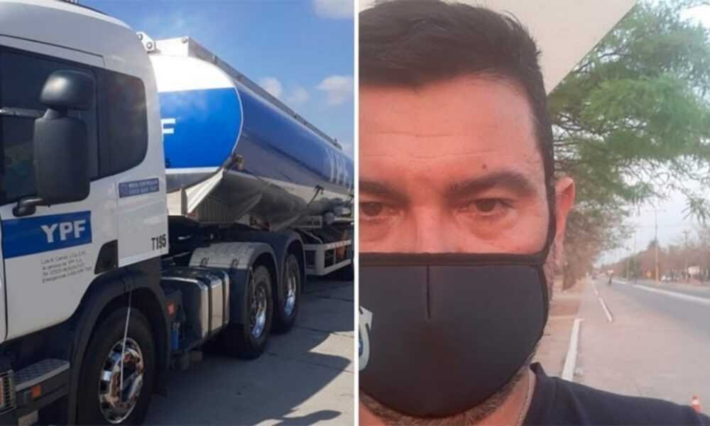 Un camionero fue papá y hace 3 meses que no puede volver a su casa para conocer a su bebé