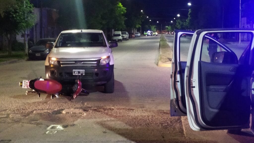 Choque en la tarde de este viernes: un menor trasladado al Hospital
