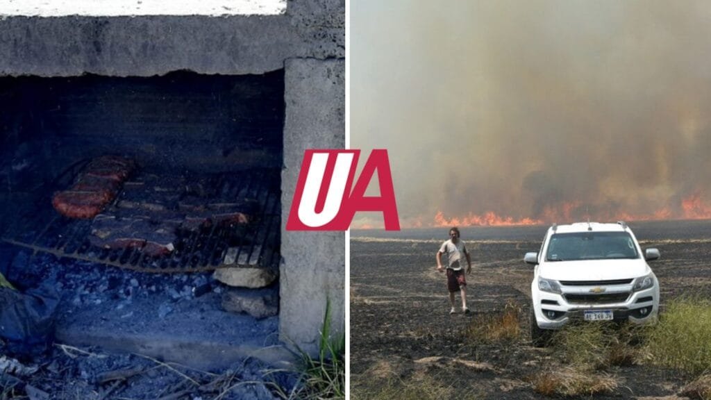 Se descontroló el fuego del asado y arrasó con 150 hectáreas de trigo