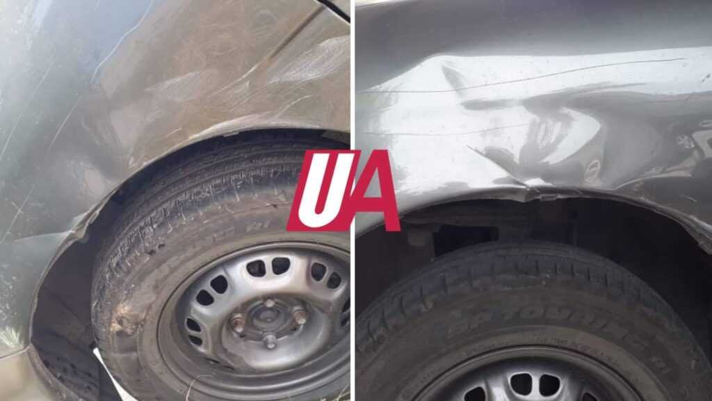 Le chocaron el auto, lo amenazaron y se dieron a la fuga