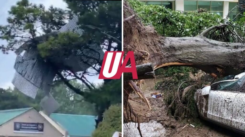 Pinamar: Una tromba marina generó destrozos