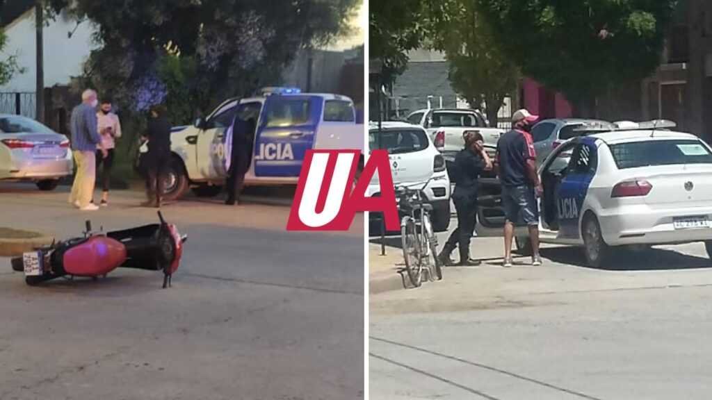 Se produjeron dos choques en Avenida Colón