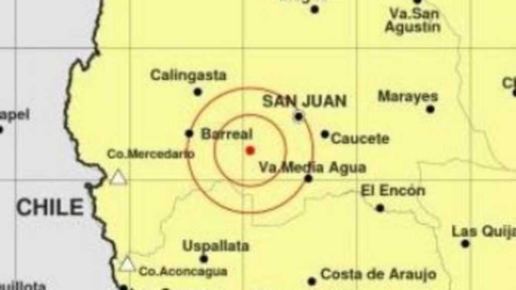 Nuevo temblor volvió a sacudir fuerte a San Juan