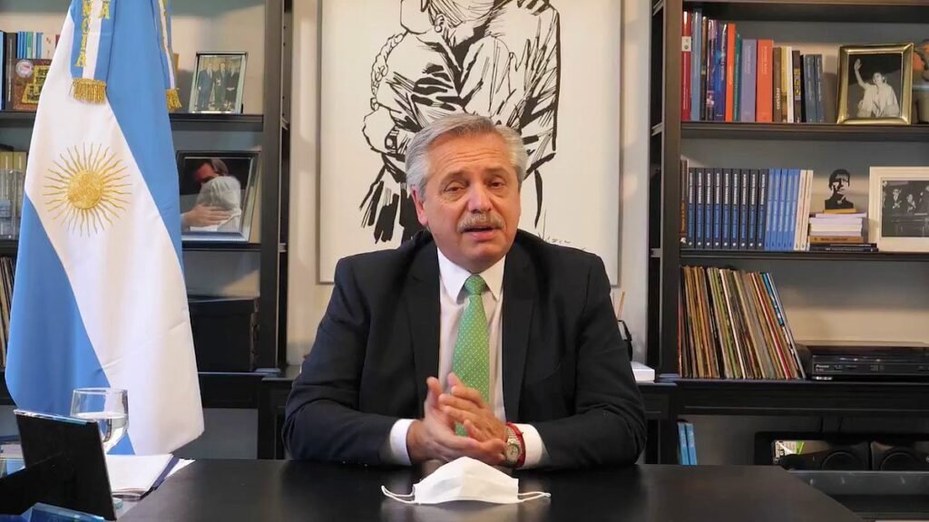 Alberto Fernández le pidió a la militancia que no marche al Congreso