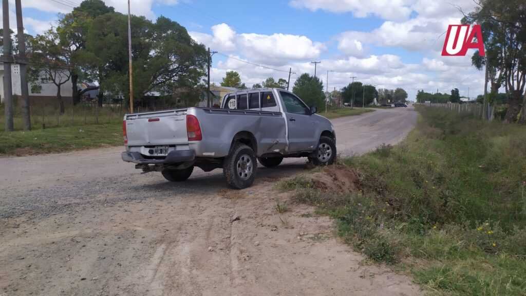 Una camioneta volcó en Ruta 50