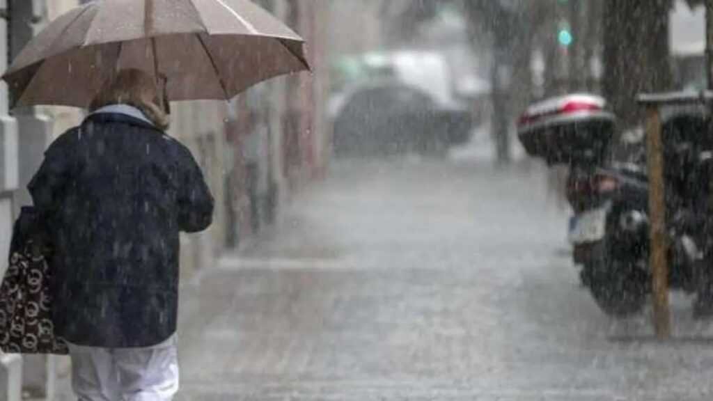 Rige una alerta de lluvias intensas y ocasional caída de granizo