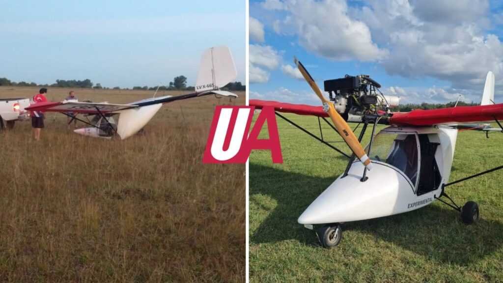 Un avión del Aeroclub local tuvo un accidente