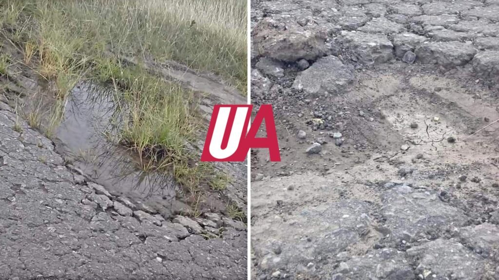 ¡INTRANSITABLE! Acceso a Solanet con cientos de pozos