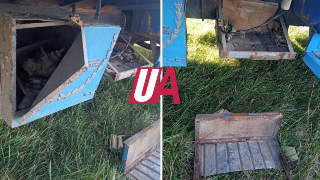 Robaron varios elementos de un camión