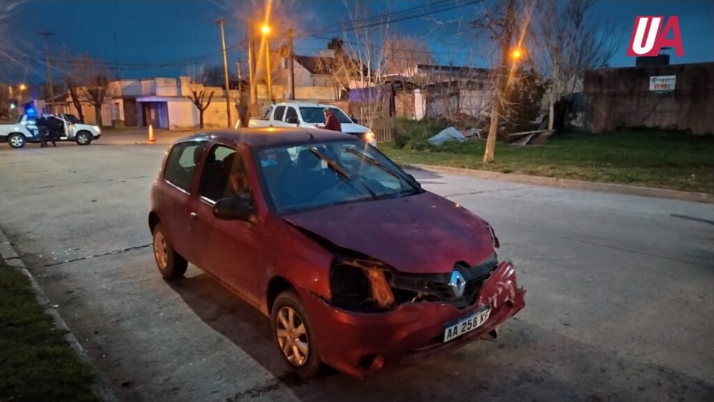 Una persona trasladada al Hospital tras un accidente de tránsito
