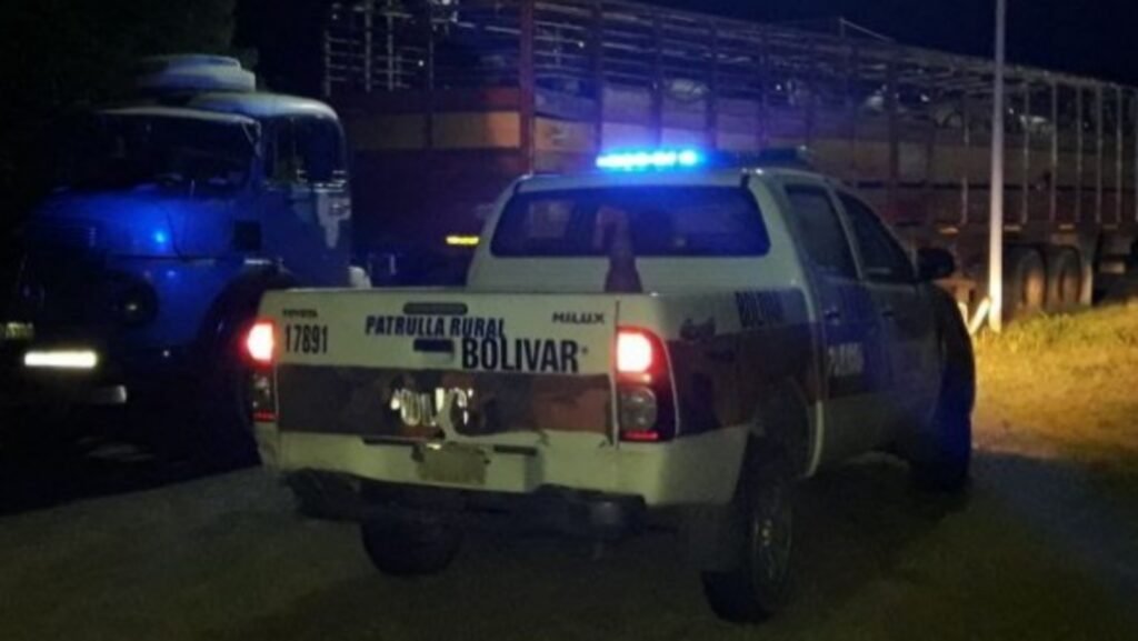 Ruta 29: Volcó un camión de hacienda y el conductor fue derivado al Hospital