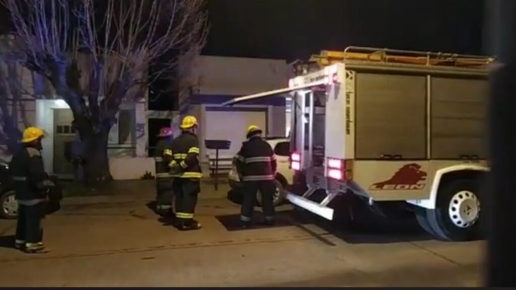Bomberos concurrió a un domicilio ante el llamado de una fuga de gas