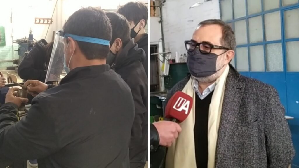 El Vice Presidente del INTI visitó la Escuela Técnica: “Es asombroso lo que realizan”