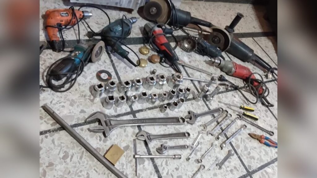 Recuperaron herramientas que habían sido robadas: Las tenía un menor