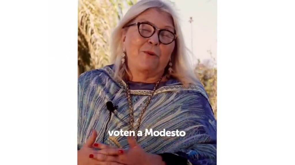 Lilita Carrió: “En Ayacucho voten a Modesto y no se equivoquen”