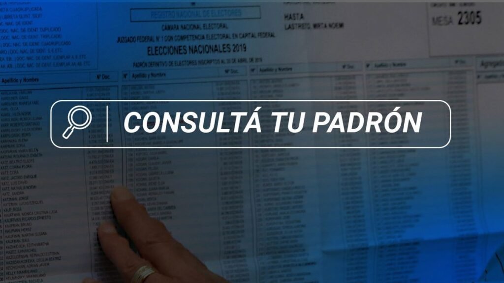 Dónde voto: consultá el padrón para las Elecciones PASO 2021
