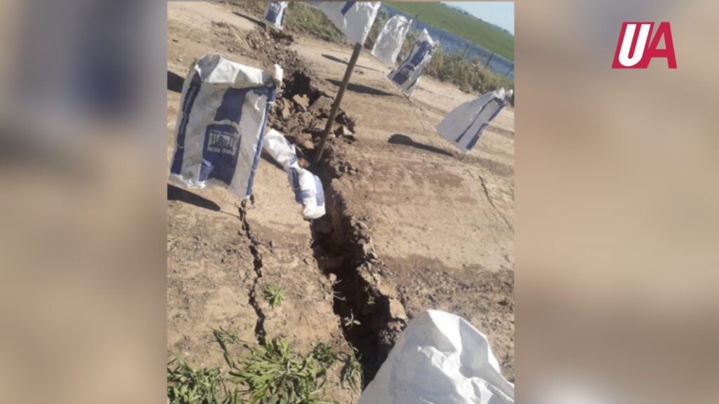 Precaución: Cortaron el Acceso a Cangallo por la rotura de una alcantarilla