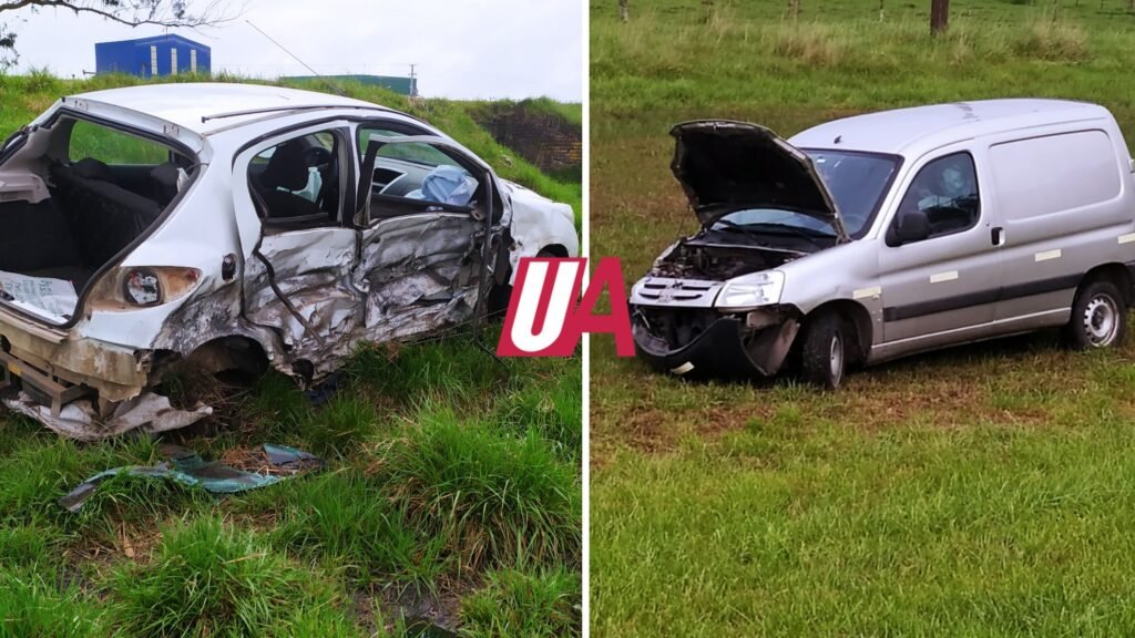 Dos personas trasladadas al Hospital tras un choque en Ruta 50