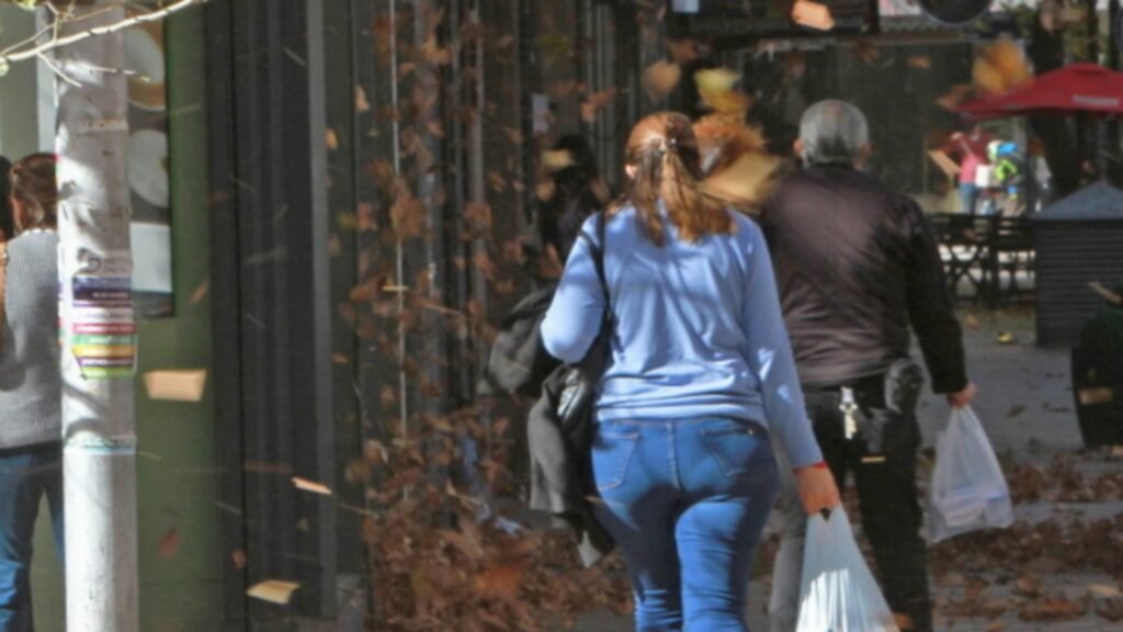 Alerta amarilla por fuertes vientos