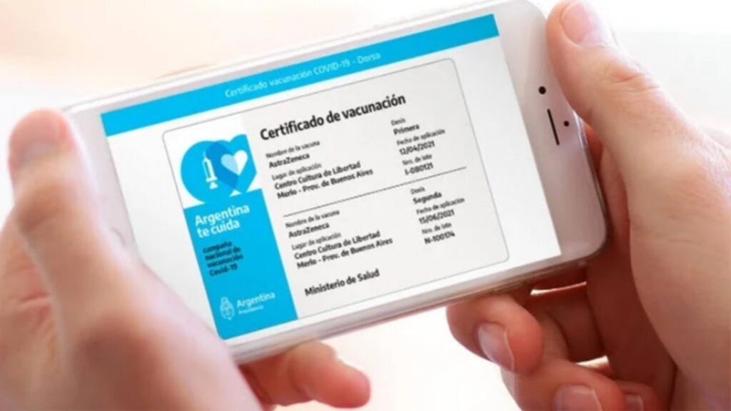 Cómo descargar el certificado de vacunación en pdf desde Mi Argentina