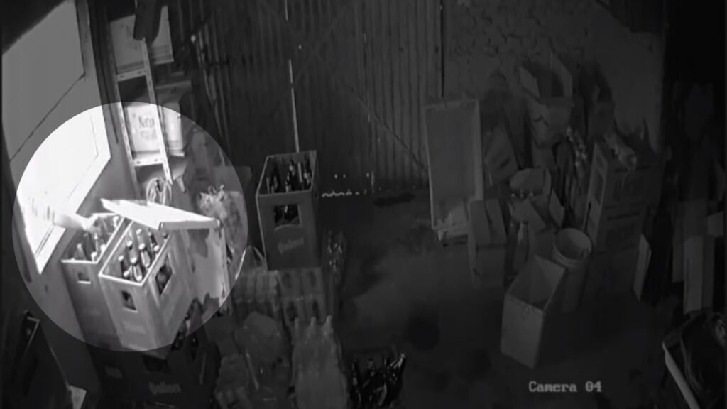 Robo en comercio e incendio de vehículos en la misma zona