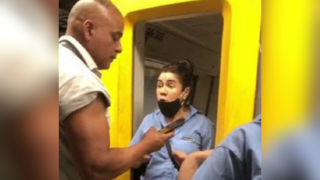 Un delegado gremial insultó a una conductora de subte que no quiso parar