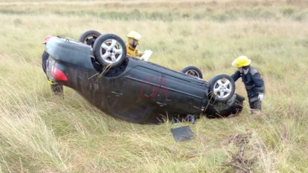 Un vehículo volcó en Ruta 29