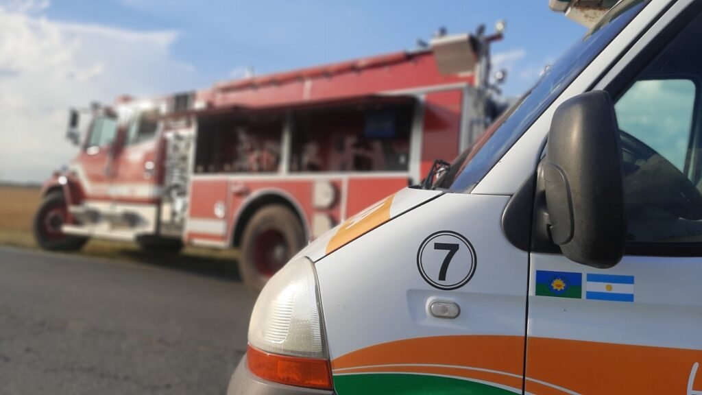 Los sistemas de emergencias acudieron a un choque entre 2 vehículos en Ruta 29