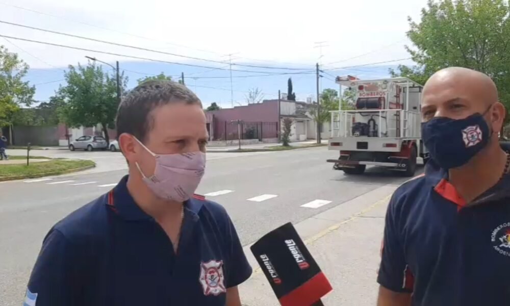 Recibieron a los 2 Bomberos Voluntarios que asistieron a los incendios de Corrientes