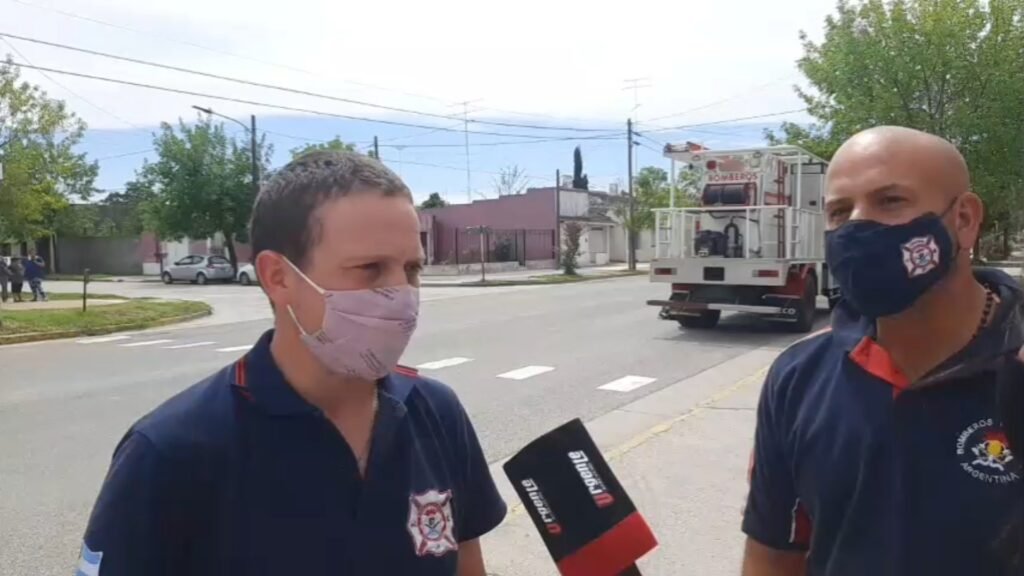 Recibieron a los 2 Bomberos Voluntarios que asistieron a los incendios de Corrientes
