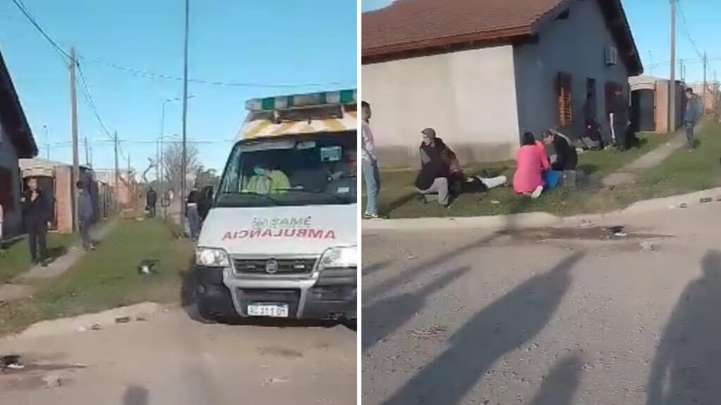 Choque entre 2 motos: 3 jóvenes heridos