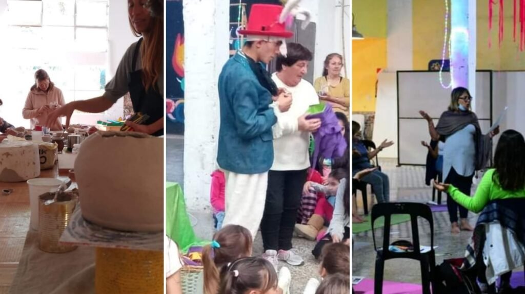 Cuales son los talleres que ofrece la Vieja Usina