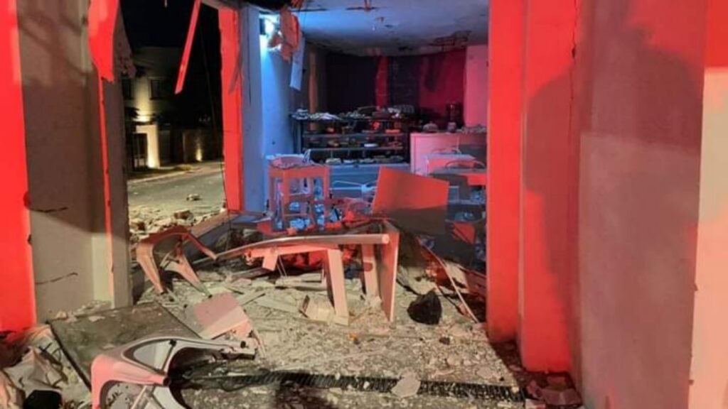 Videos: Incendio y explosión en un local gastronómico de Tandil