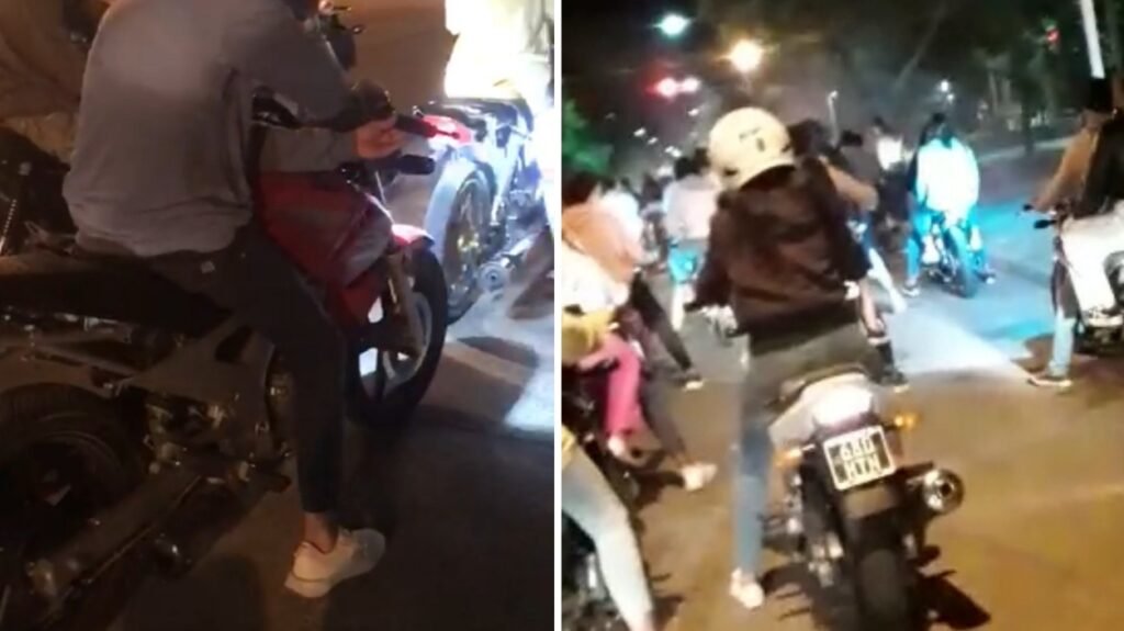 Una caravana de motos en homenaje a los jóvenes fallecidos