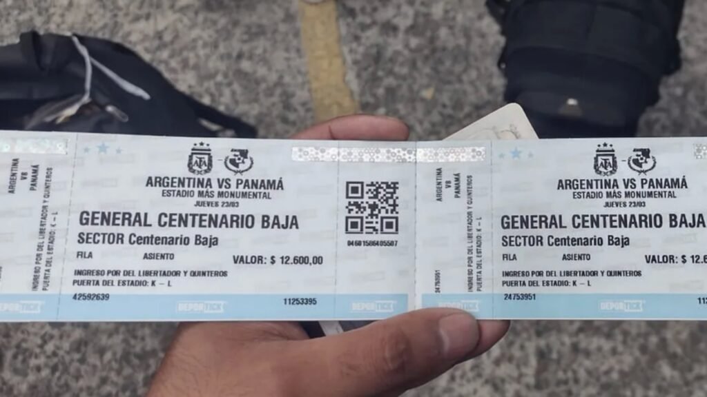 Vecinos de Ayacucho damnificados por entradas falsas en el partido de la Selección Argentina