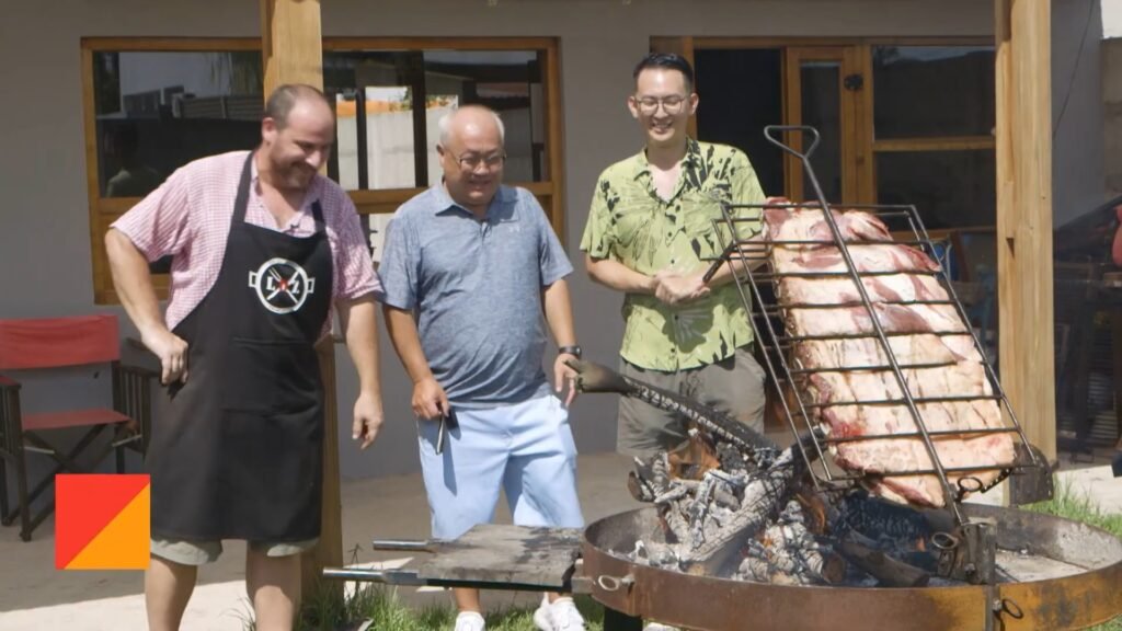 “El tío y el sobrino” visitaron la Fiesta del Ternero