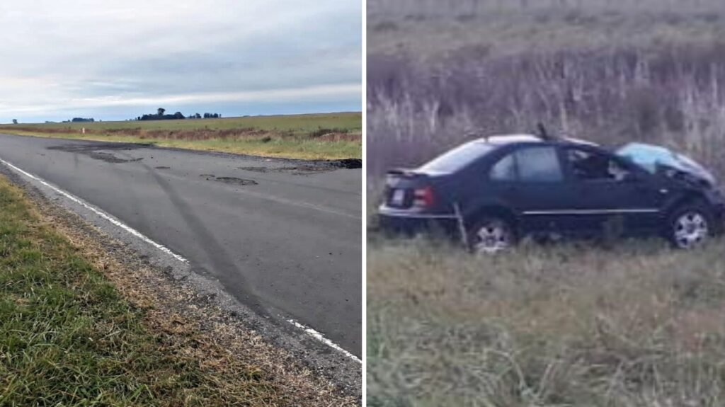 El accidente de este domingo habría sido consecuencia del mal estado de la ruta