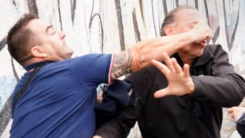 Golpearon e hirieron a Sergio Berni tras el crimen de un colectivero