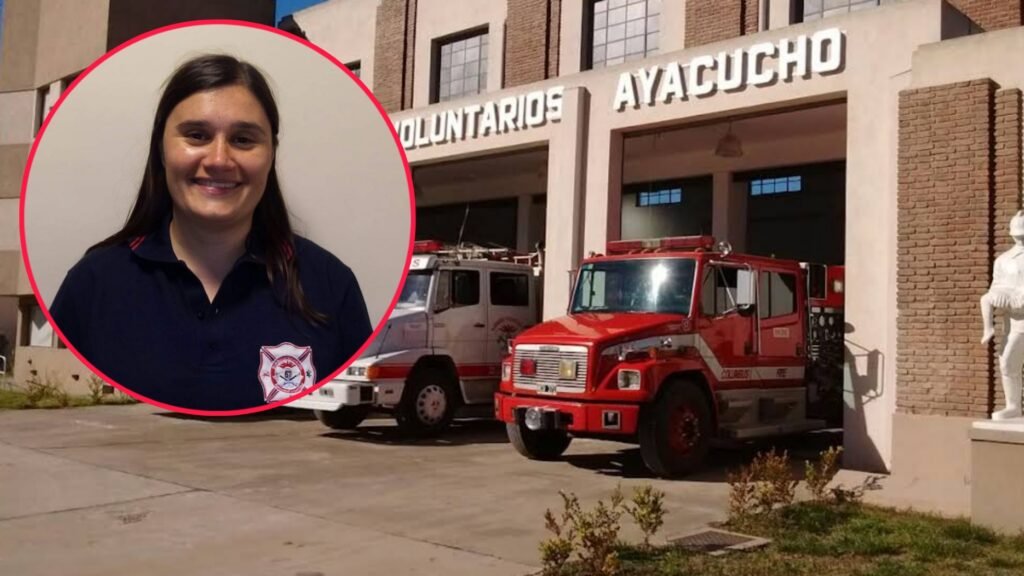 Emilia Souza es la nueva presidenta de Bomberos Voluntarios de Ayacucho
