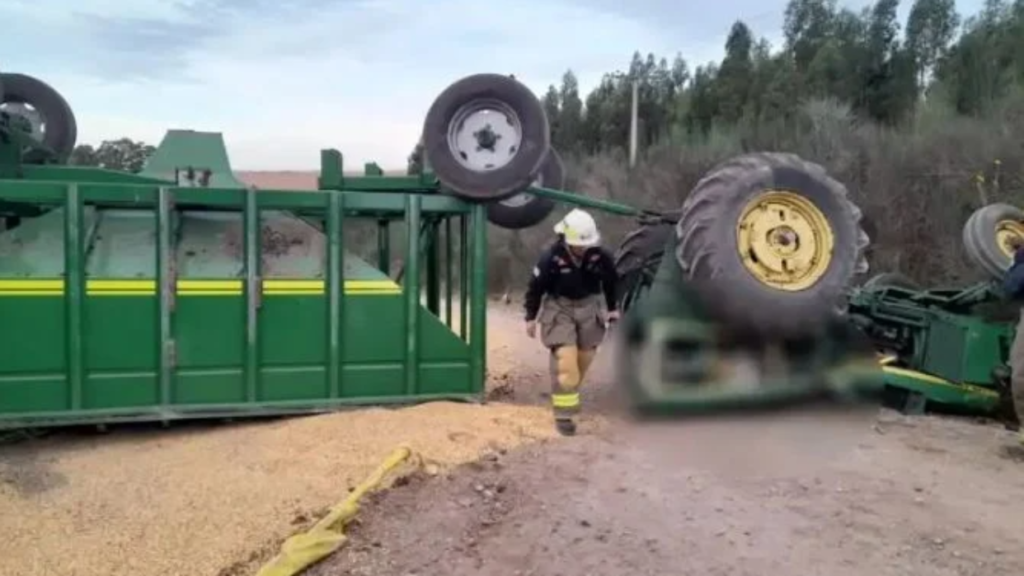 Tragedia en Balcarce: un trabajador rural murió aplastado por el tractor que manejaba