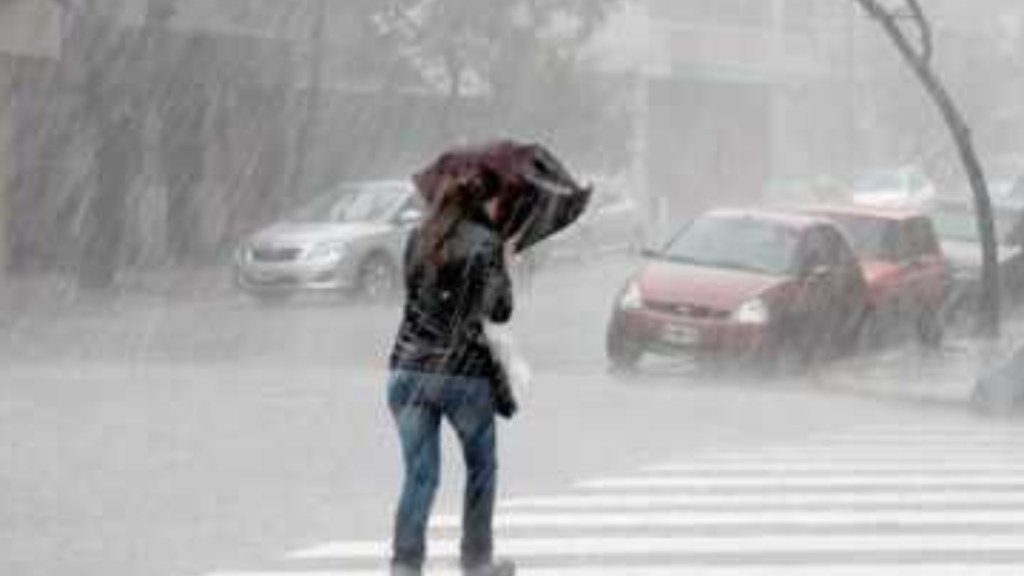 Alerta por tormentas fuertes y lluvias intensas