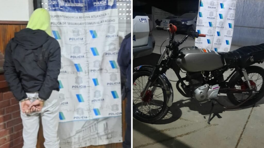 Corría picadas en moto, le pegó a un policía y se escondió en una casa ajena